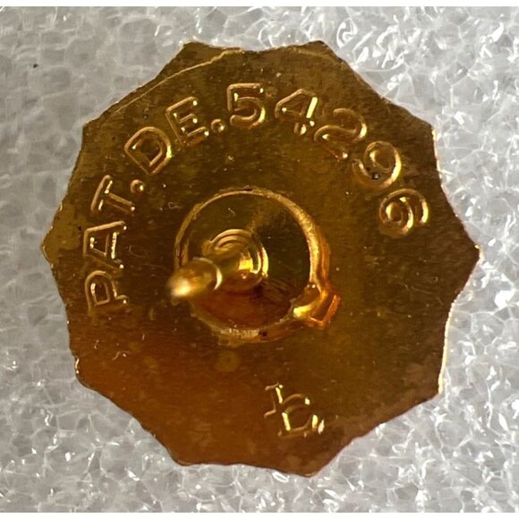 American Legion Gold & Blue Lapel Hat Pin Badge US Vintage Patriotic Collectible - Picture 2 of 3